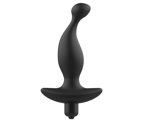 Addicted Toys Model 1 Intimate Black Vibrating Silicone Massager 8x1.5cm