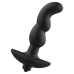 Addicted Toys Anal Massager Model 2 - Black, Vibrating Silicone, 8x1.5cm