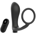 Addicted Toys Black Rechargeable Anal Plug & Ring Set with Remote Control