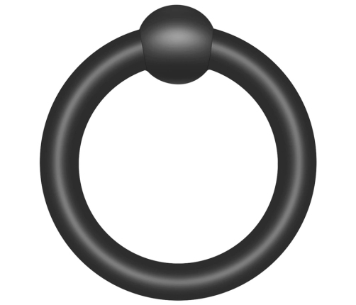 Addicted Toys Flexible Silicone Ring Set 7 pcs - Universal Fit, Black