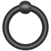 Addicted Toys Flexible Silicone Ring Set 7 pcs - Universal Fit, Black