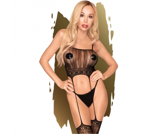 Penthouse Sex Dealer Bodystocking S/L - Elegant Net Lace One-Piece