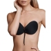 Bye Bra Round Lace-It Adhesive Bra Black Cup E - Invisible Strapless Solution