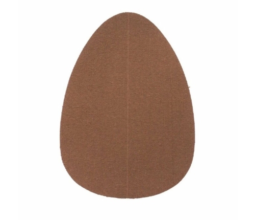 Bye Bra Breast Enhancer Pads Satin Brown Cup A/C - Invisible Support 3 Pairs