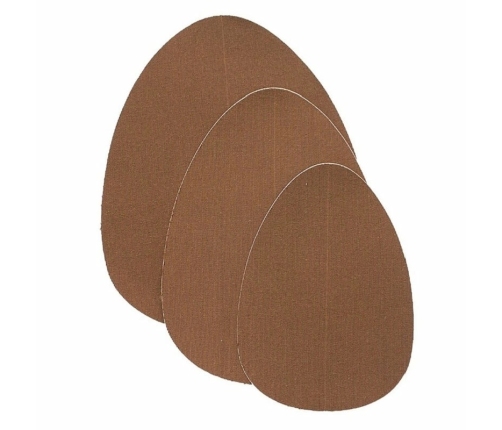 Bye Bra Breast Enhancer Pads & 3 Satin Brown Covers - Cotton, Reusable