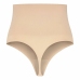 Bye Bra Seamless High Waist Thong Shapewear Beige Size S