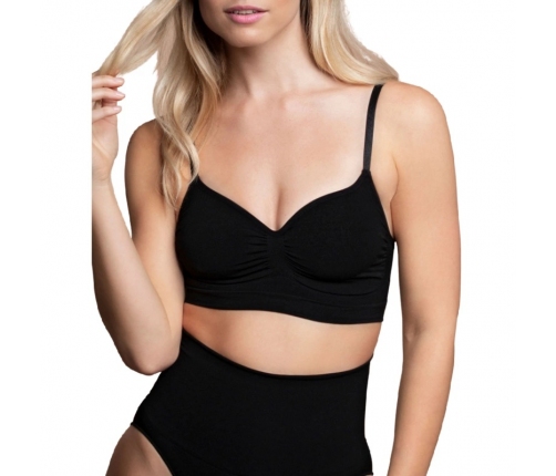 Bye Bra Seamless Medium Control Bra Black M - Shaping Comfortwear