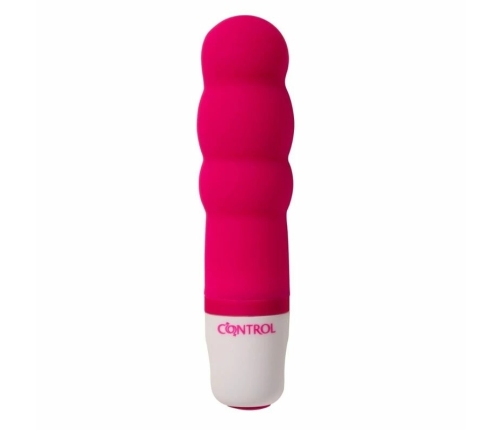 CONTROL Velvet Secret Mini Stimulator - Compact Silicone Device, 5 Modes
