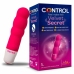 CONTROL Velvet Secret Mini Stimulator - Compact Silicone Device, 5 Modes