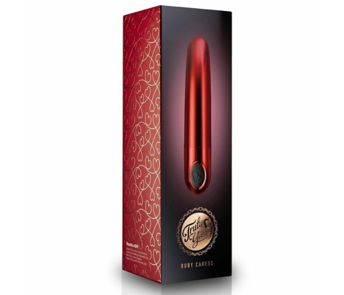 Rocks-Off RO-80mm Color Me Orgasmic Vibrating Bullet, Red, 10 Functions