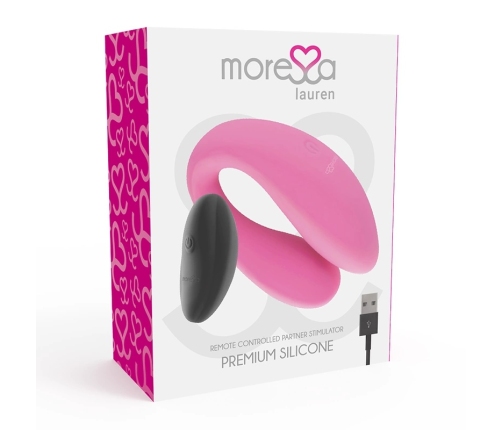 Moressa Lauren Remote-Controlled Dual-Motor Intimate System, Silicone, Purple