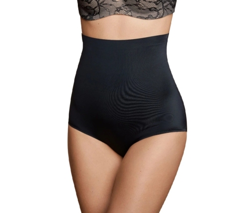Bye Bra Seamless High Waist Panties Black XL - Lightweight Invisible Comfort