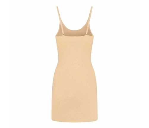 Bye Bra Light Control Invisible Singlet Dress Beige XXL - Seamless Fit