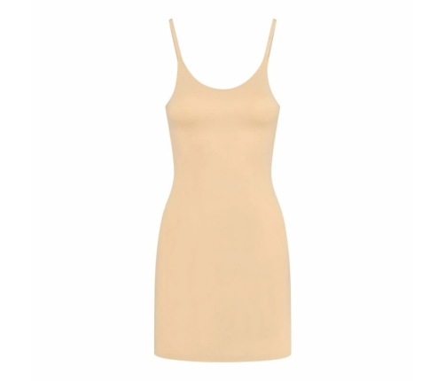 Bye Bra Light Control Invisible Singlet Dress Beige XXL - Seamless Fit