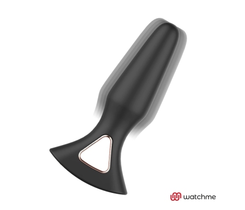 ANBIGUO Alexandru Silicone Intimate Plug with WATCHME Remote, 13.6 cm, Black