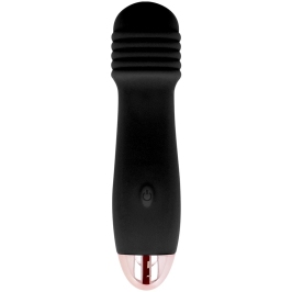 Dolce Vita Three Black Intimate Massager 7-Speed Rechargeable Silicone 12.2cm Dolce Vita Three Black Intimate Massager 7-Speed Rechargeable Silicone 12.2cm