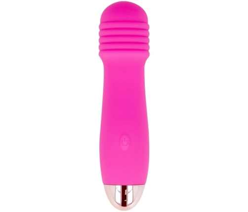 Dolce Vita Three Pink Rechargeable Intimate Device 7 Modes 12.2cm