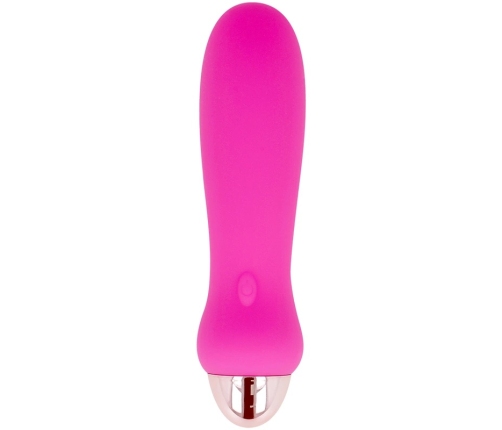Dolce Vita Five Pink USB Rechargeable Silicone Intimate Device 12.4cm 7 Modes