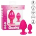 CalExotics Cheeky Silicone Plug Pink - Compact & Waterproof Design