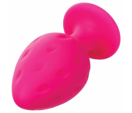 CalExotics Cheeky Silicone Plug Pink - Compact & Waterproof Design