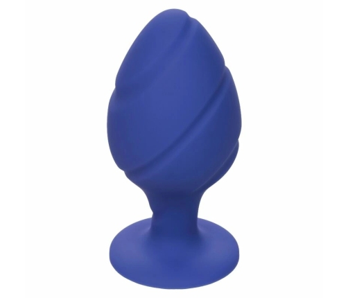 CalExotics Cheeky Silicone Plug Purple Waterproof Two Sizes
