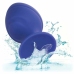 CalExotics Cheeky Silicone Plug Purple Waterproof Two Sizes