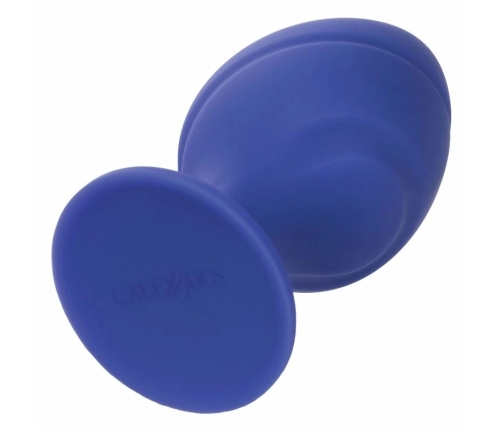CalExotics Cheeky Silicone Plug Purple Waterproof Two Sizes