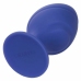 CalExotics Cheeky Silicone Plug Purple Waterproof Two Sizes