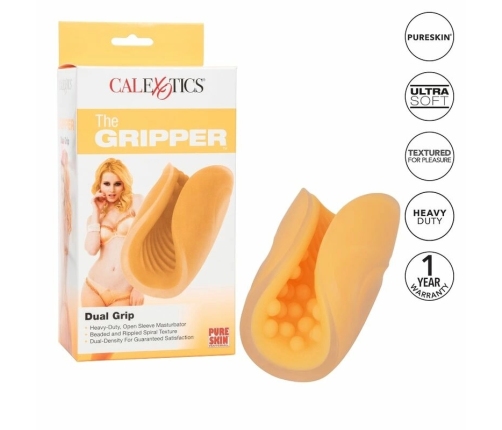 CalExotics Beaded Grip Flexible Intimate Device Orange 12.75cm TPE
