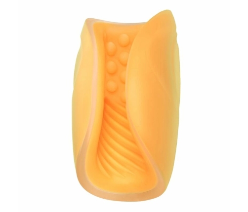 CalExotics Beaded Grip Flexible Intimate Device Orange 12.75cm TPE