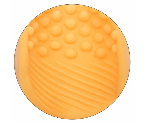 CalExotics Beaded Grip Flexible Intimate Device Orange 12.75cm TPE
