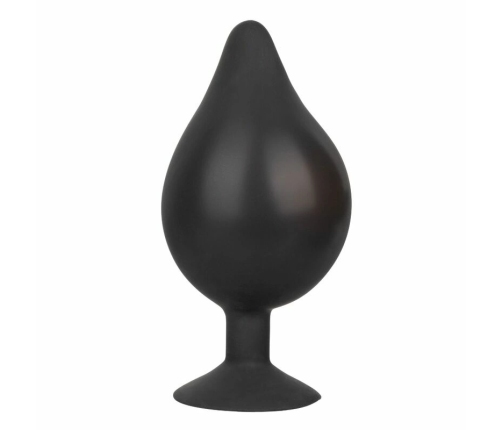 CalExotics XL Silicone Expandable Plug with Suction Base 16cm Black