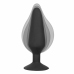 CalExotics XL Silicone Expandable Plug with Suction Base 16cm Black