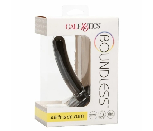 CalExotics Boundless Slim Silicone Probe 11.5 cm Suction Cup Black