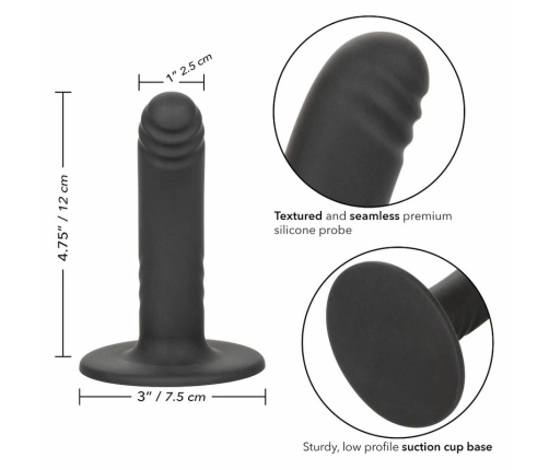 CalExotics Boundless 12 cm Silicone Attachment with Suction Cup & Harness Fit