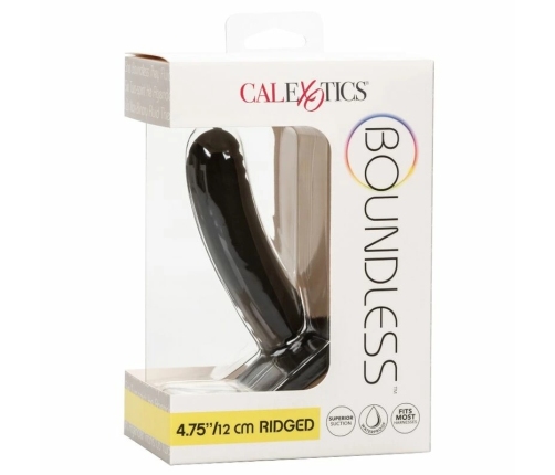 CalExotics Boundless 12 cm Silicone Attachment with Suction Cup & Harness Fit
