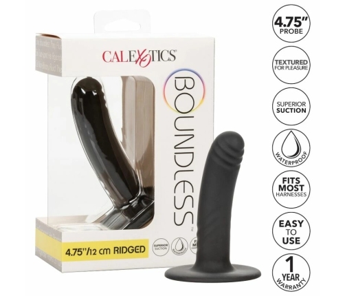 CalExotics Boundless 12 cm Silicone Attachment with Suction Cup & Harness Fit
