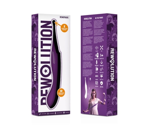 Rewolution Rewomagic Intimate Rotational Stimulator, USB, Waterproof, Pink