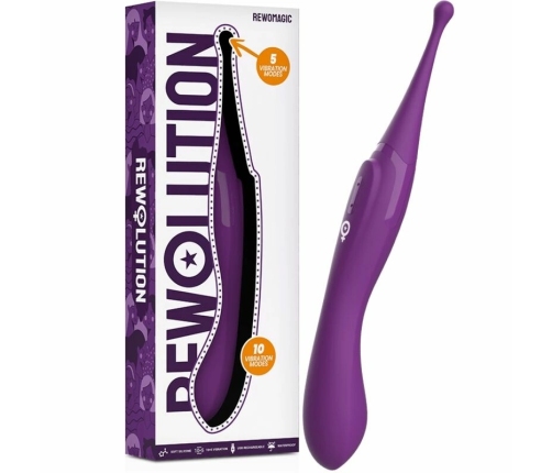 Rewolution Rewomagic Intimate Rotational Stimulator, USB, Waterproof, Pink