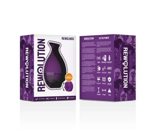 Rewolution Rewolingo External Vibrator with Dynamic Tongue Motion, Pink