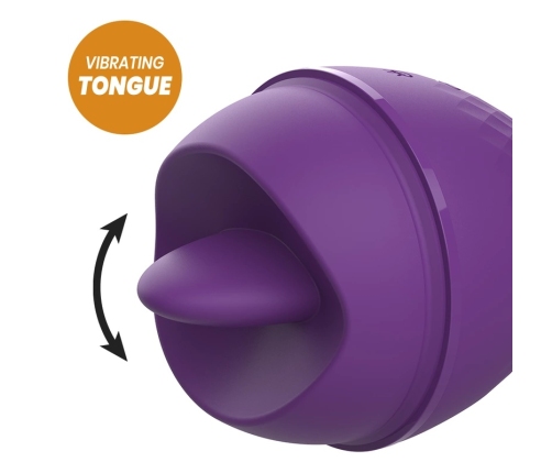 Rewolution Rewolingo External Vibrator with Dynamic Tongue Motion, Pink