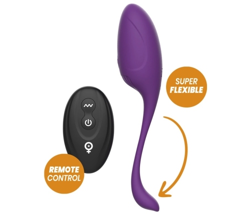 Rewolution REWOVO Remote Control Silicone Egg Vibrator, Waterproof, Pink