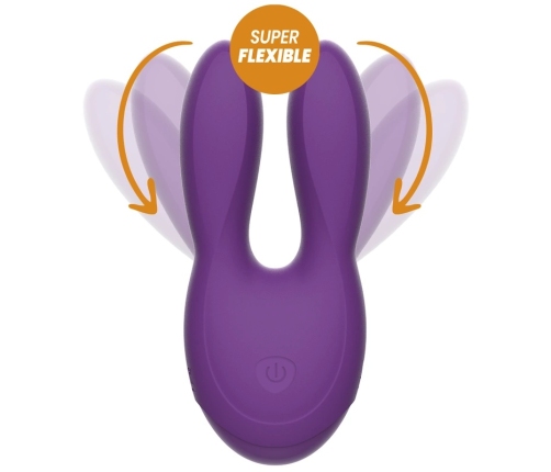 Rewolution REWOBIT Duet Flex Vibrator - Flexible Dual-Engine Model, 11.8 cm