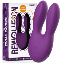 Rewolution REWOBIT Duet Flex Vibrator - Flexible Dual-Engine Model, 11.8 cm