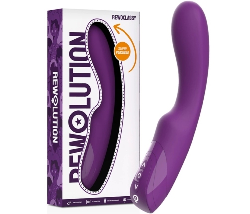 Rewolution Rewoclassy Flexible Vibrator - 10 Modes, Rechargeable, Pink
