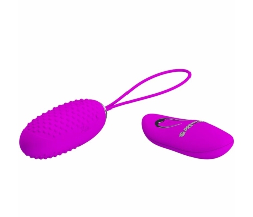 Pretty Love Joanna Wireless Vibrating Egg 12 Modes Silicone Pink