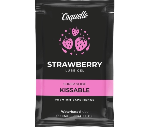 Coquette Chic Desire Strawberry Water-Based Lubricant Pocket 10ml