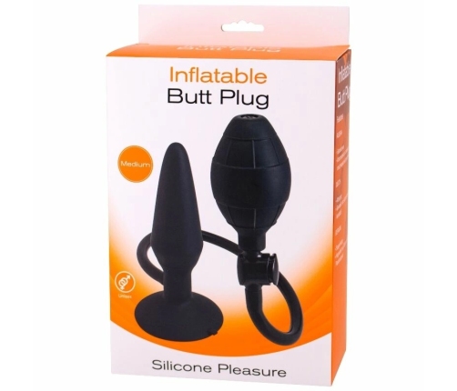 Seven Creations Inflatable Silicone Anal Plug M 14.5cm Adjustable Size