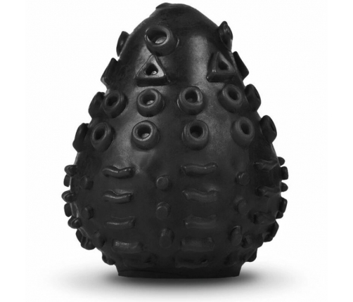 Gvibe G-Egg Black Textured Silicone Compact Intimate Sleeve 6.5cm