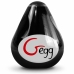 Gvibe G-Egg Black Textured Silicone Compact Intimate Sleeve 6.5cm